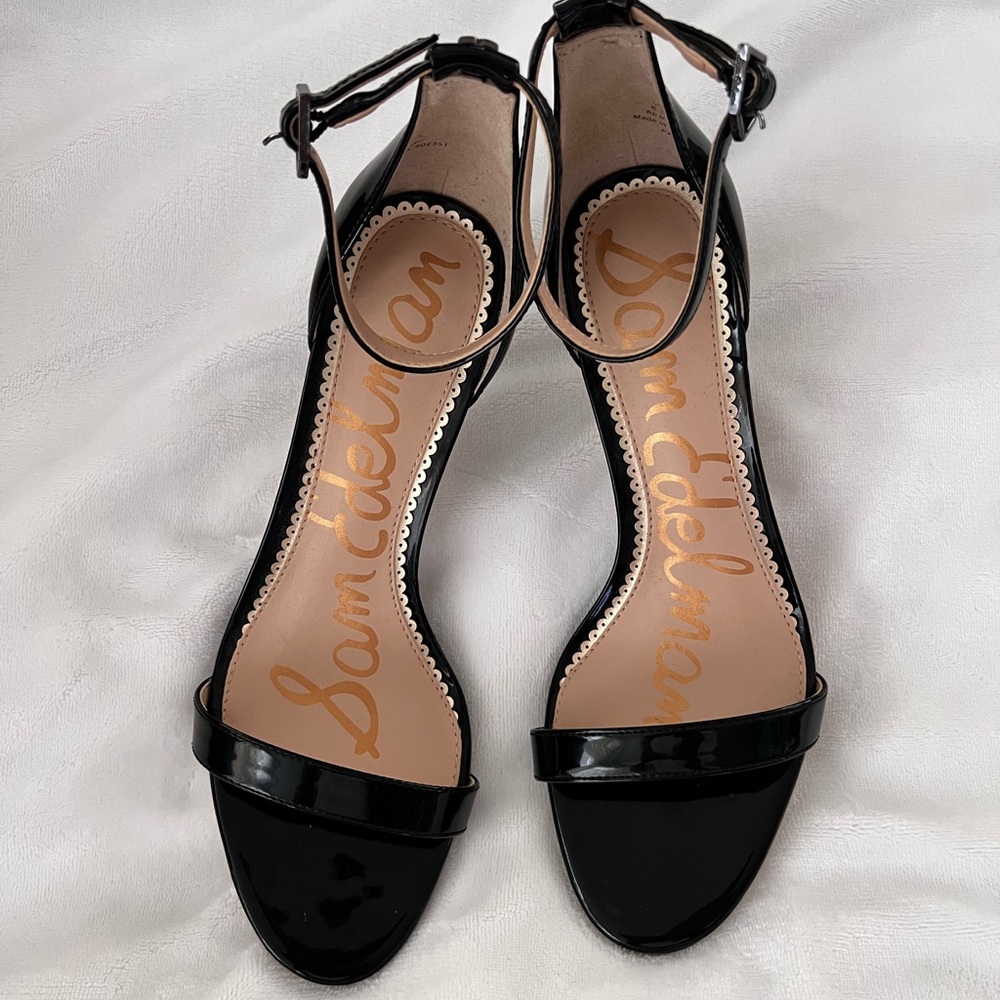 Sam Edelman Black Patent Heels
